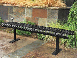 steel bench