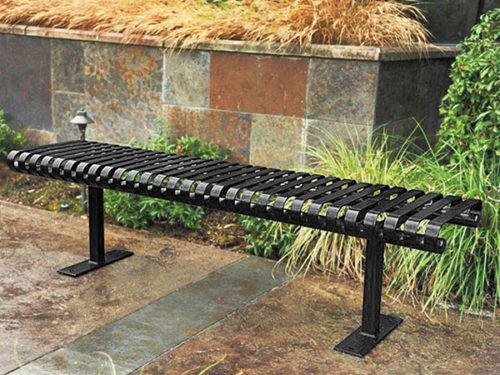 steel bench
