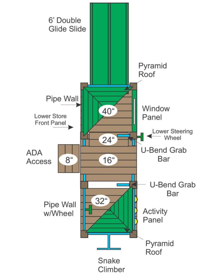 Pacific Outdoor PE-7740 playground equipment